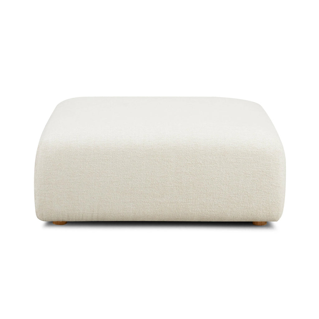 Hangover Contract-Grade Textured Fabric Ottoman