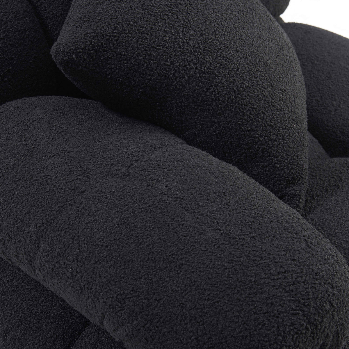Calliope 4-Piece Performance Vegan Shearling Modular Sectional