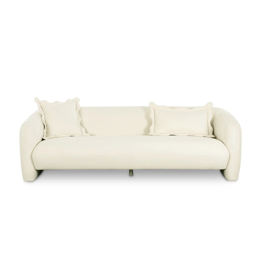 Lou 91" Performance Velvet Sofa