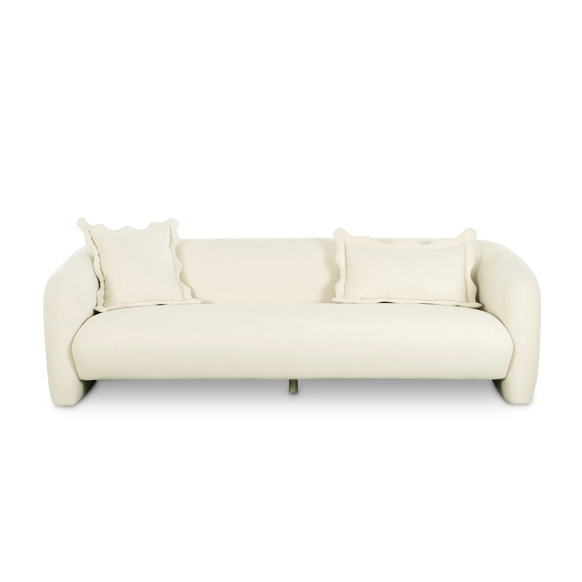 Lou 91" Performance Velvet Sofa