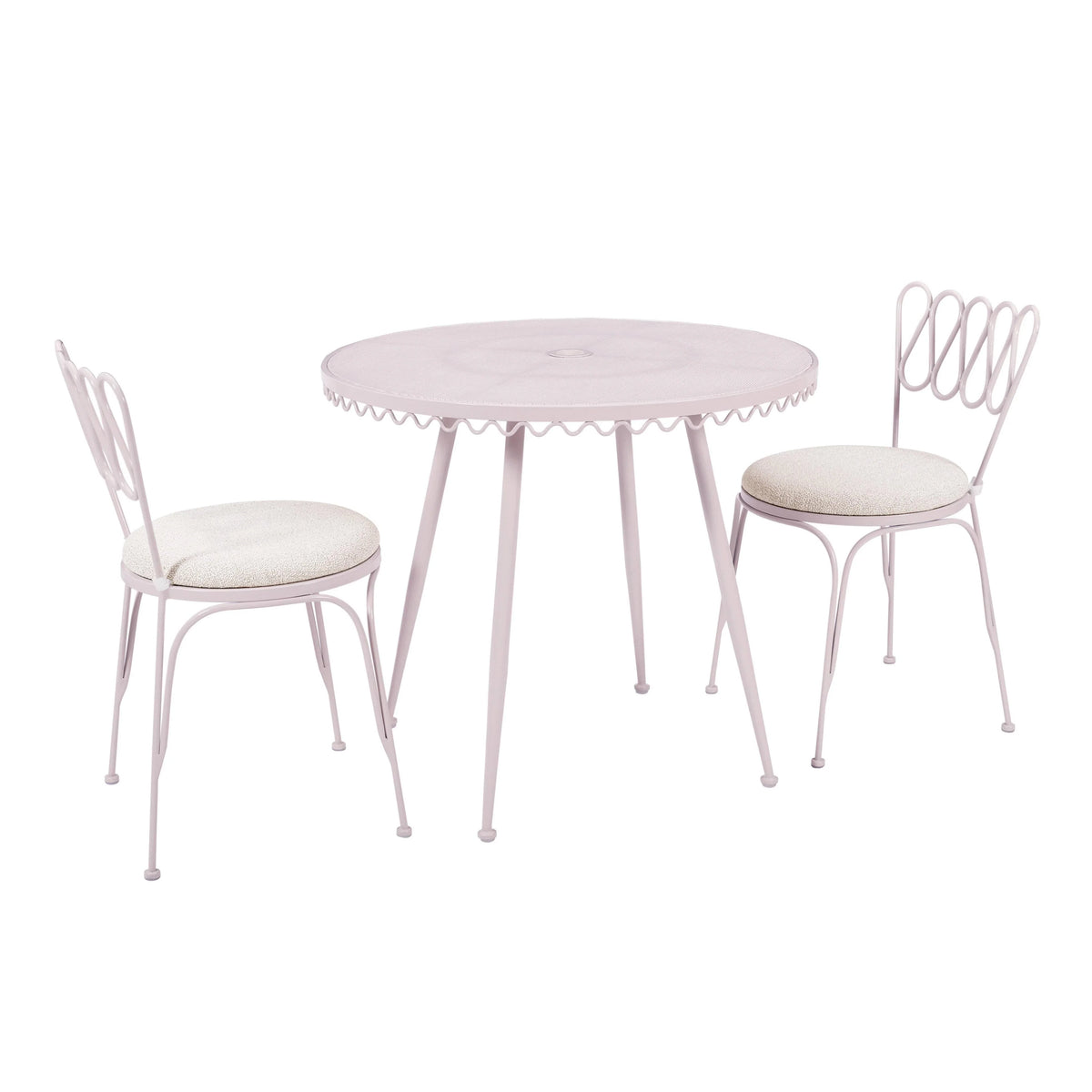 Erica Wrought Iron Outdoor Chair