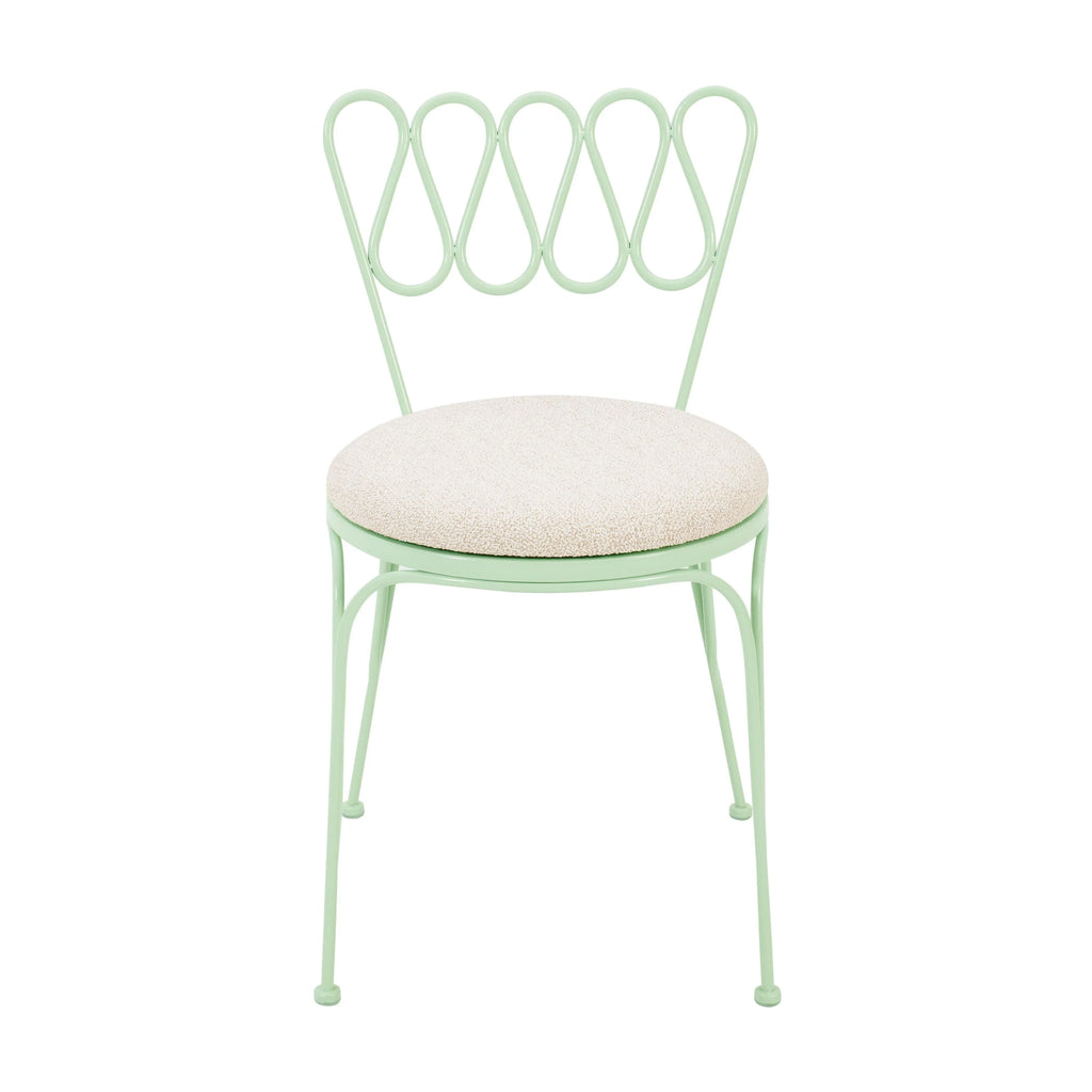 Erica Wrought Iron Outdoor Chair