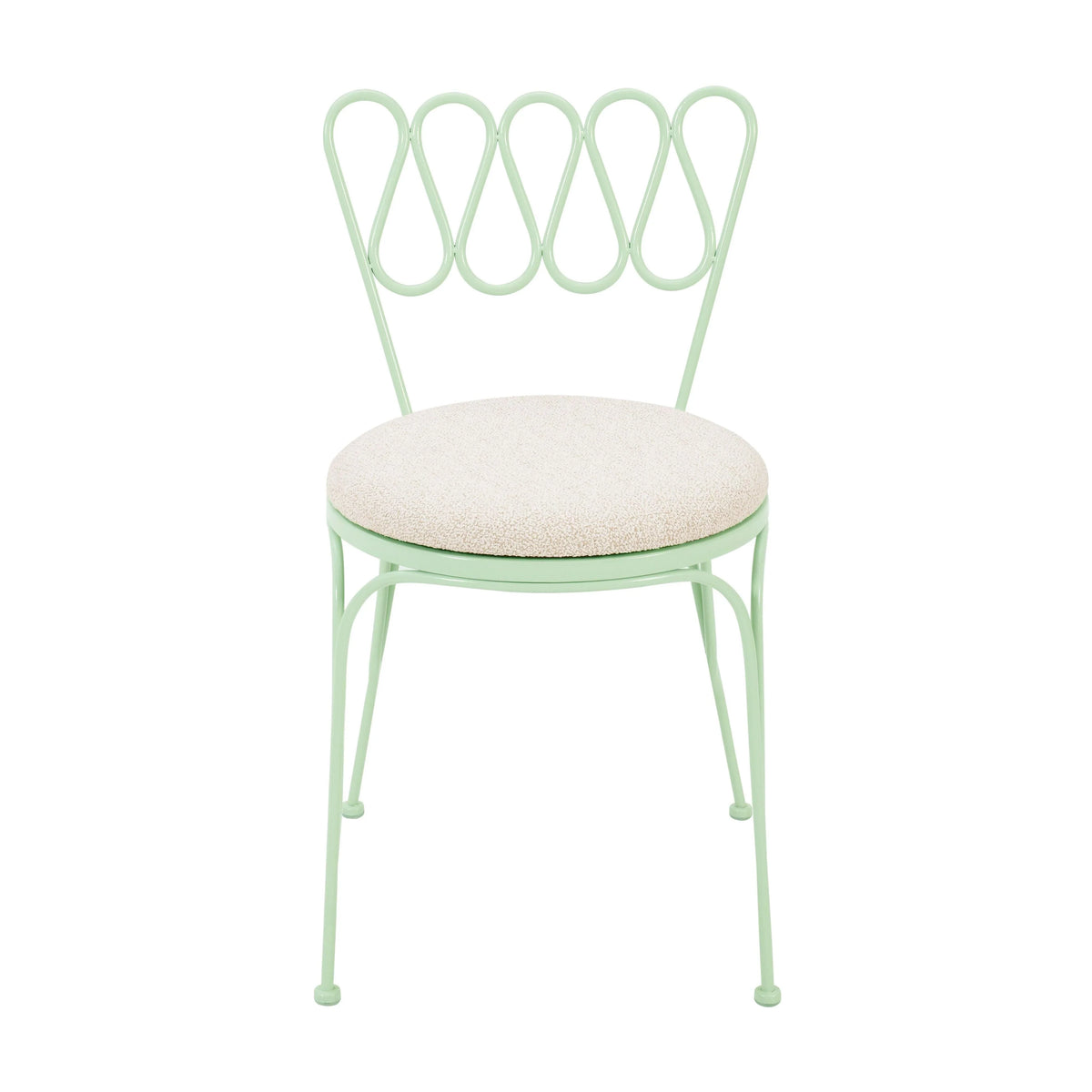 Erica Wrought Iron Outdoor Chair