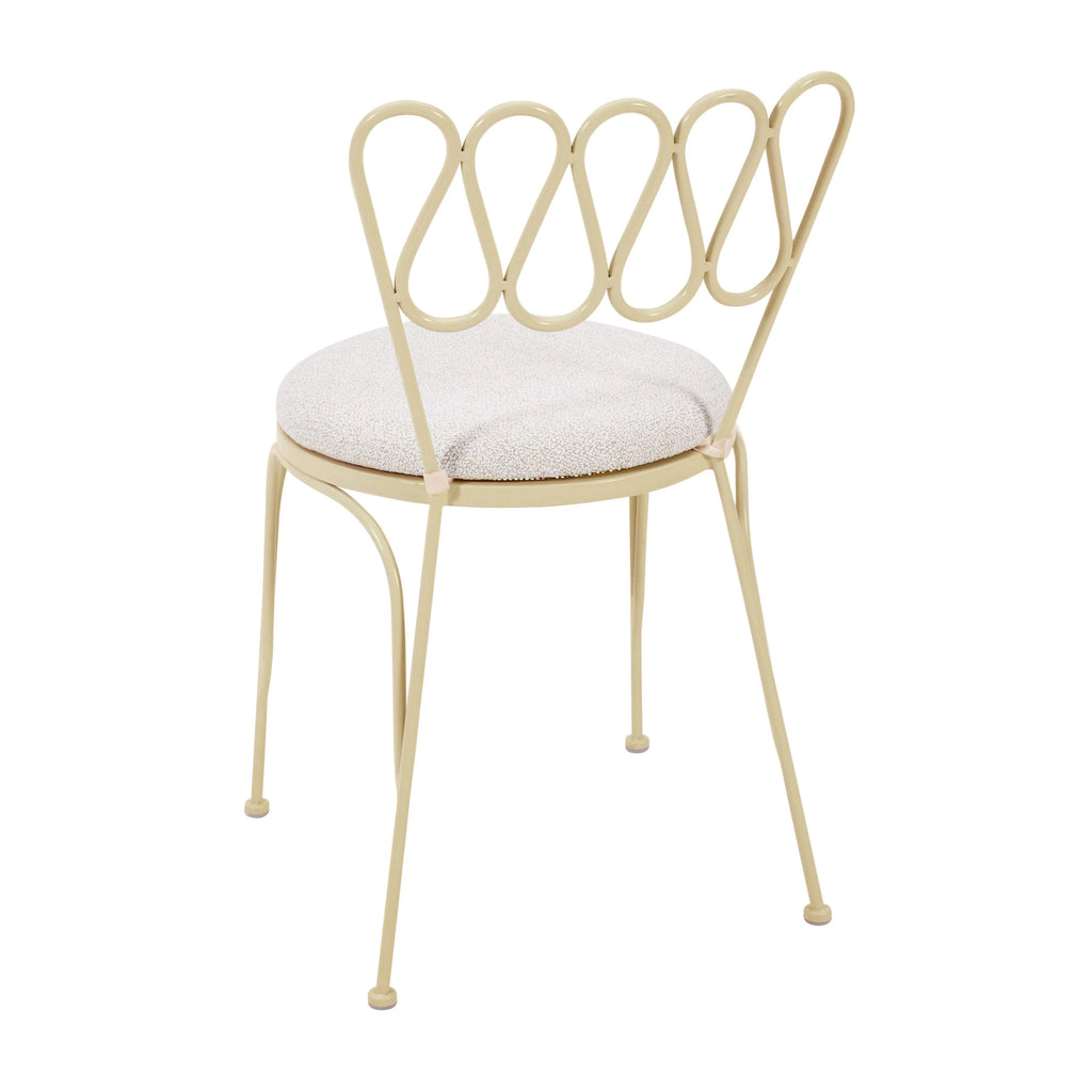 Erica Wrought Iron Outdoor Chair