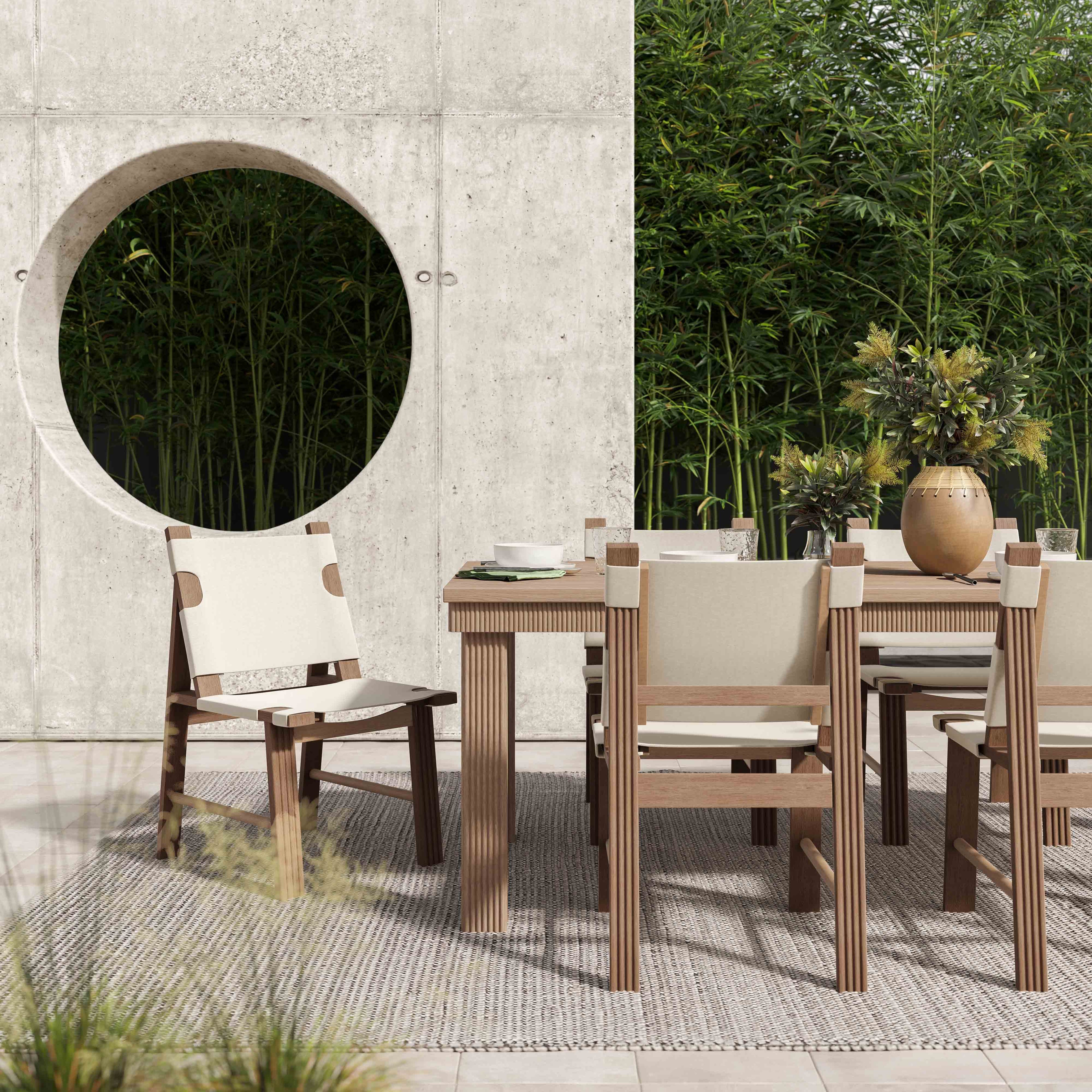 Cassie Cream Outdoor Dining Chair - Set of 2