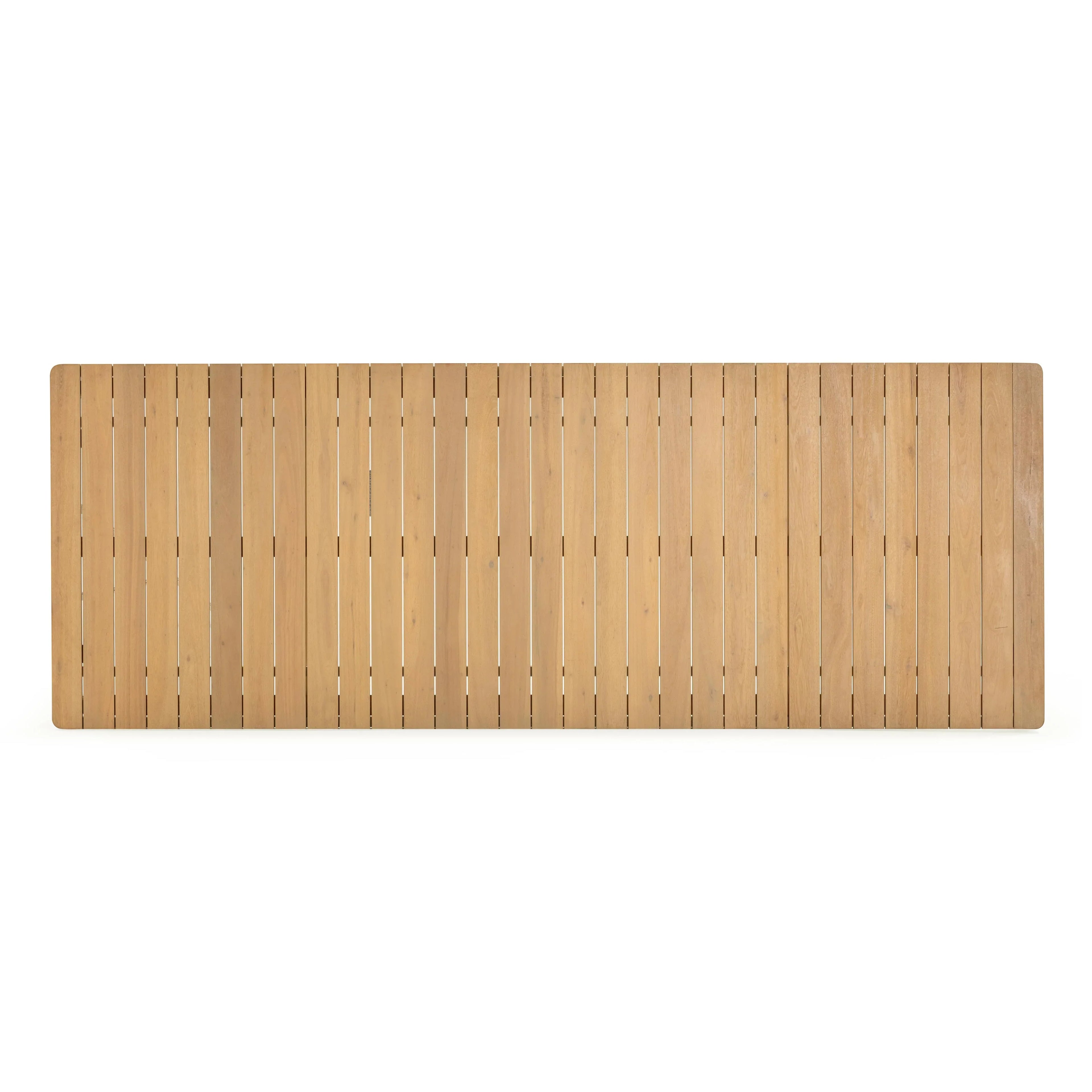 Sardinia 95" Light Teak Outdoor Rectangular Dining Table