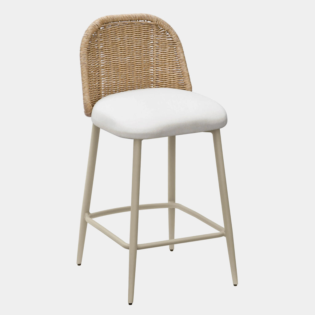Alexa Performance Fabric Outdoor Stool