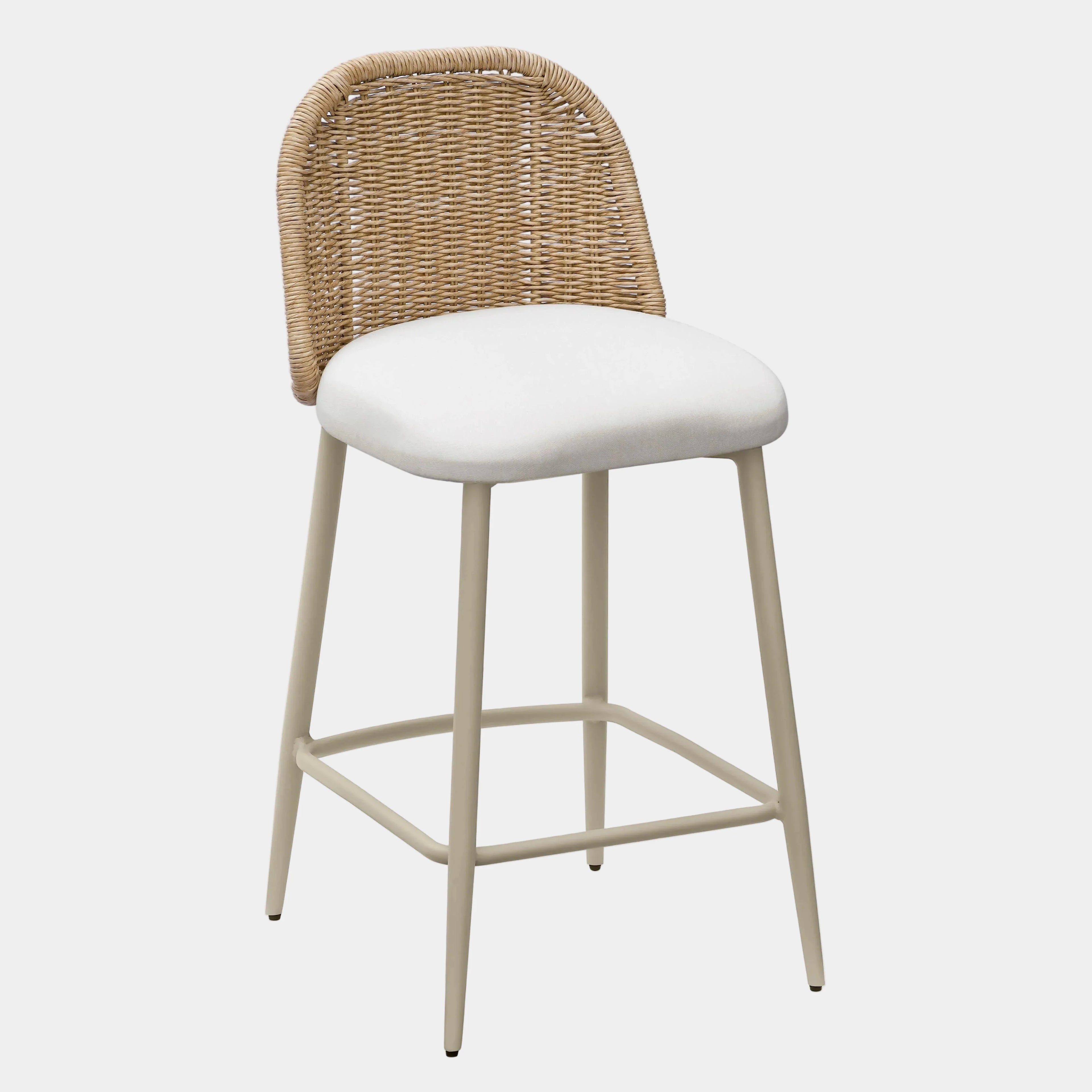 Alexa Performance Fabric Outdoor Stool