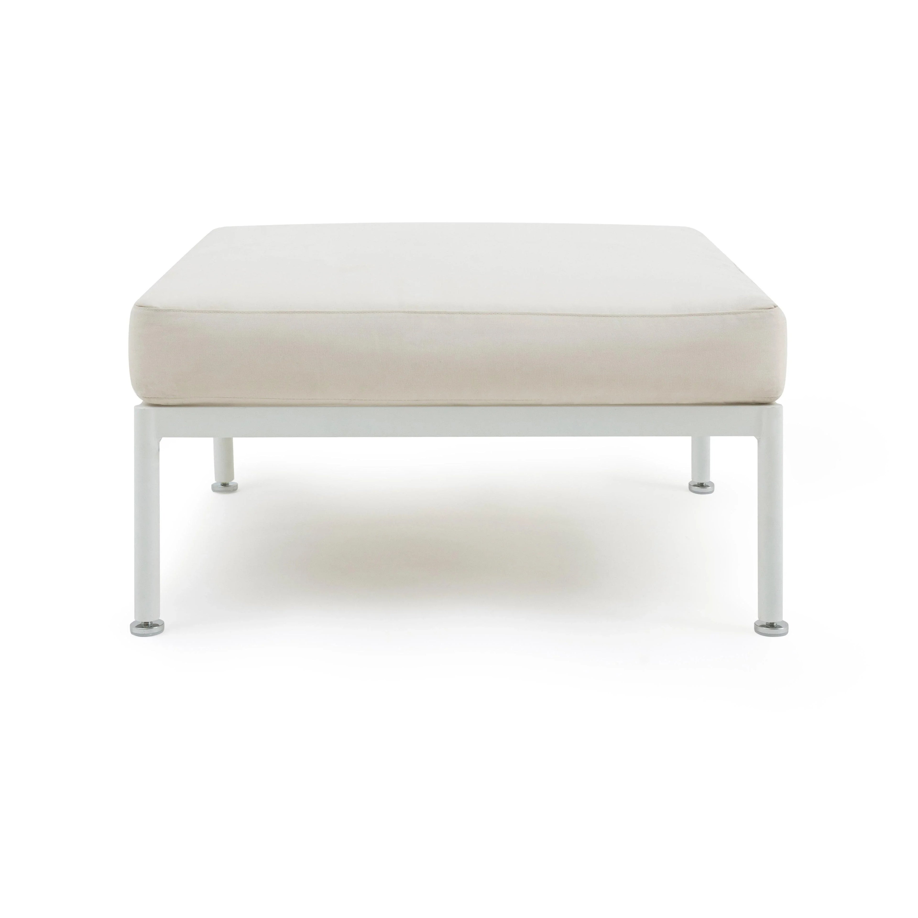 Dunes Cream Outdoor Ottoman