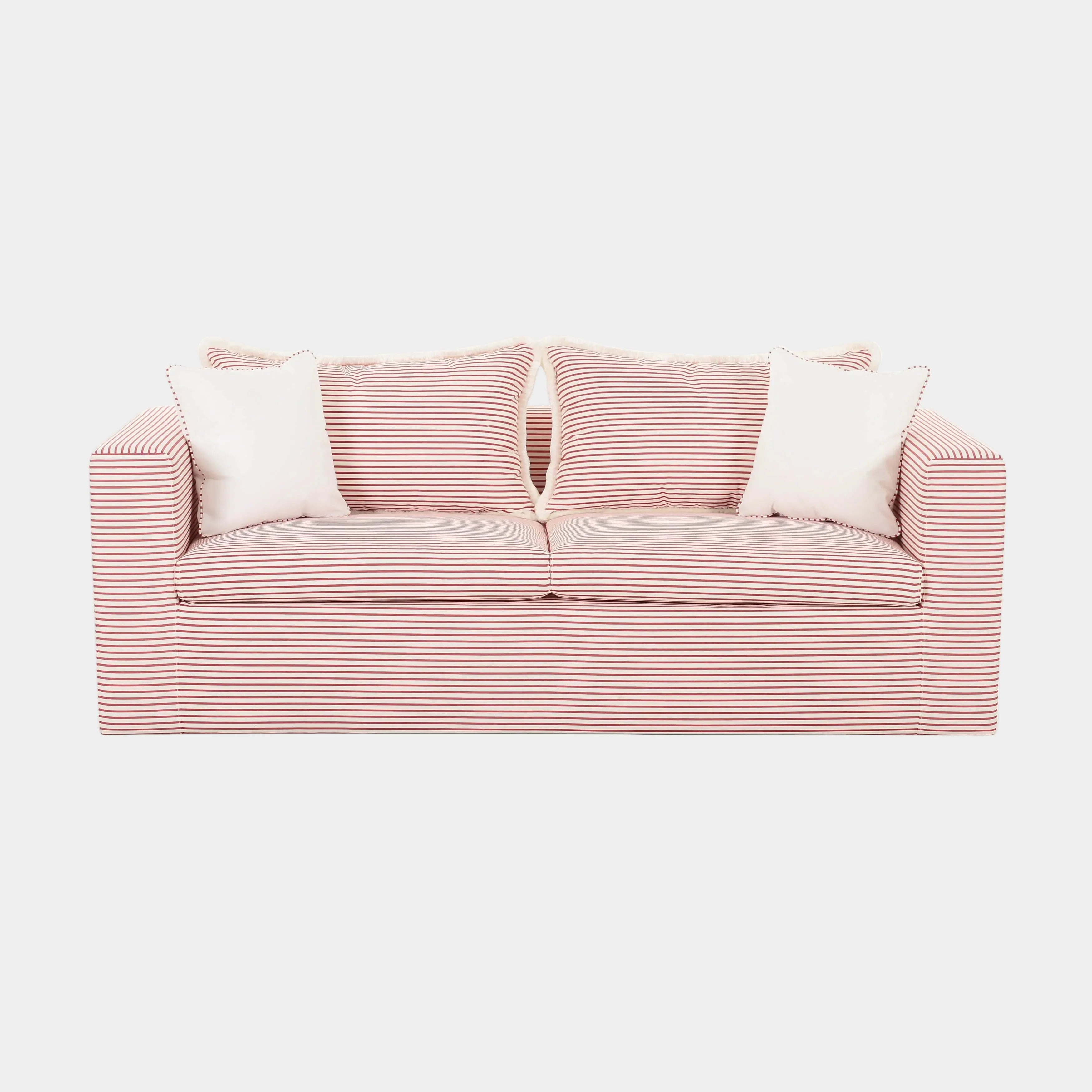 Salty 84.5" Striped Contract-Grade Indoor/Outdoor Sofa