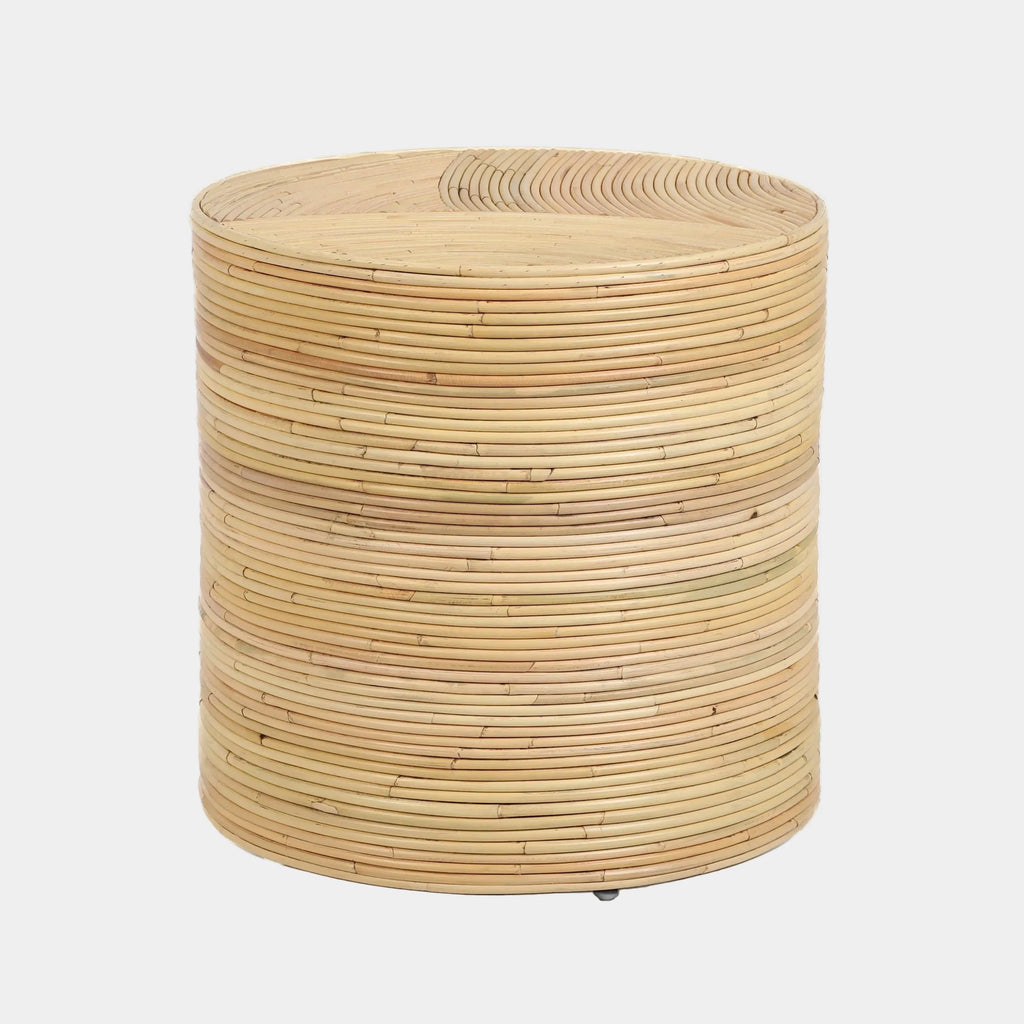 Matea Natural Rattan Arch Side Table