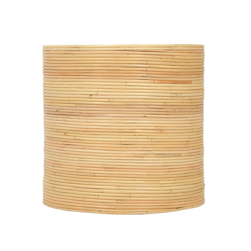 Matea Natural Rattan Arch Side Table