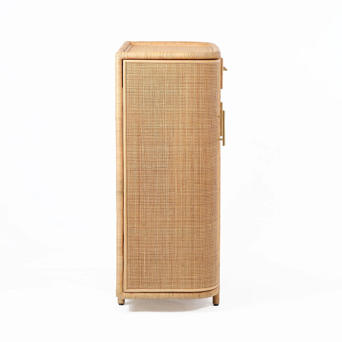 Tarot Natural Rattan Bar Cabinet