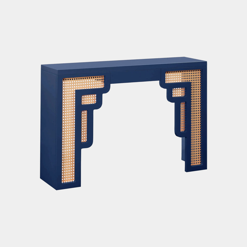 Suzie 45" Rattan Console Table