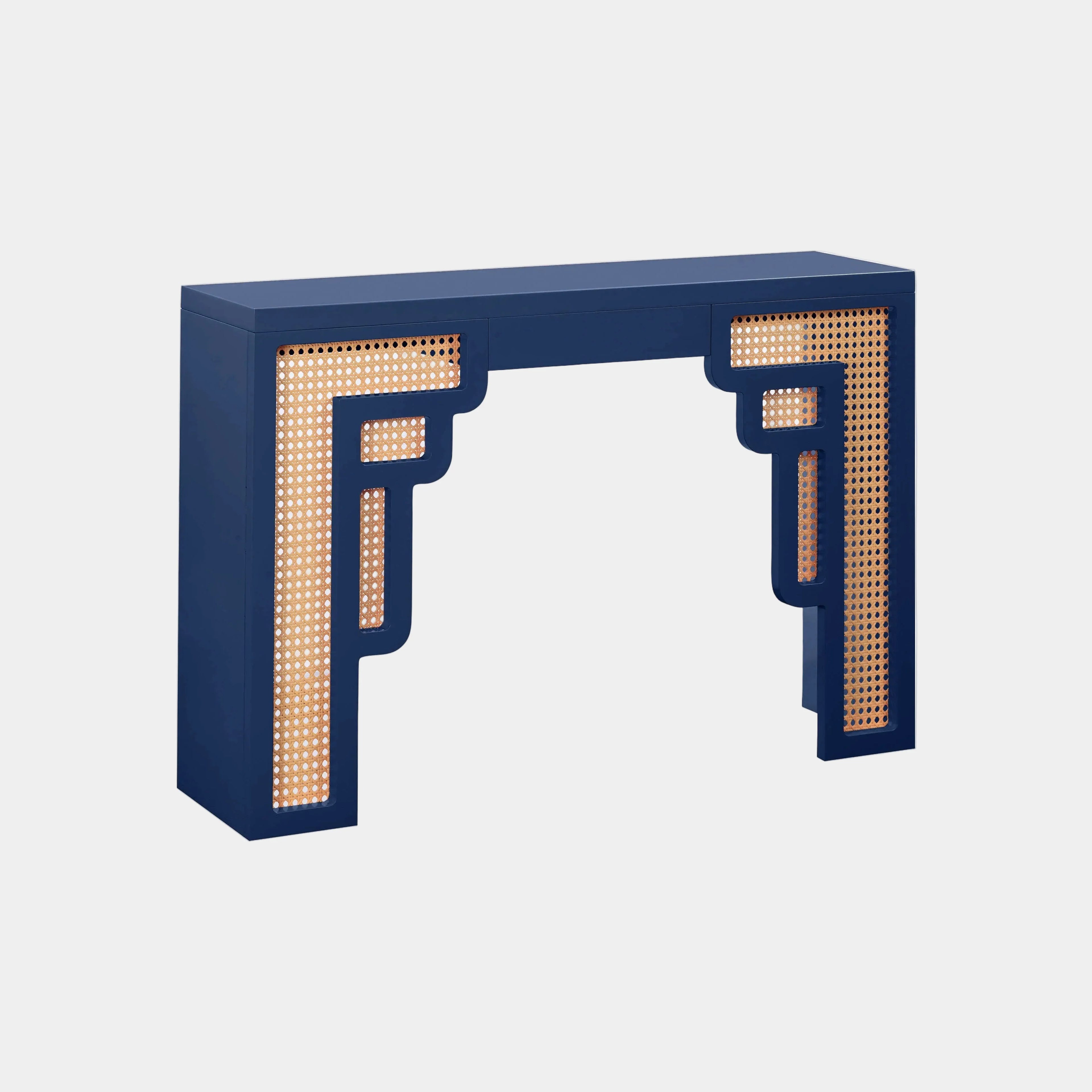 Suzie 45" Rattan Console Table