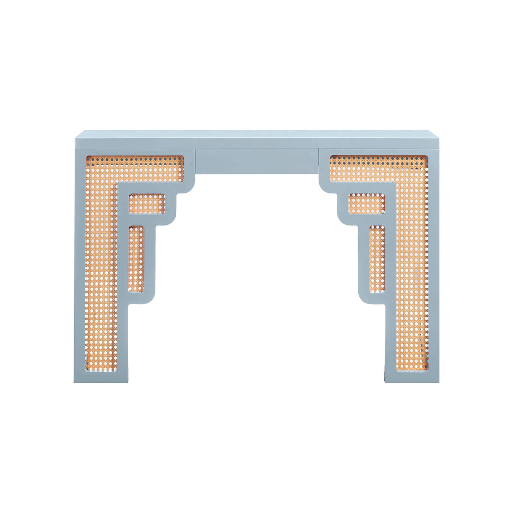 Suzie 45" Rattan Console Table