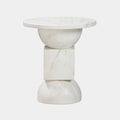 Chip Faux Marble Indoor/Outdoor Side Table