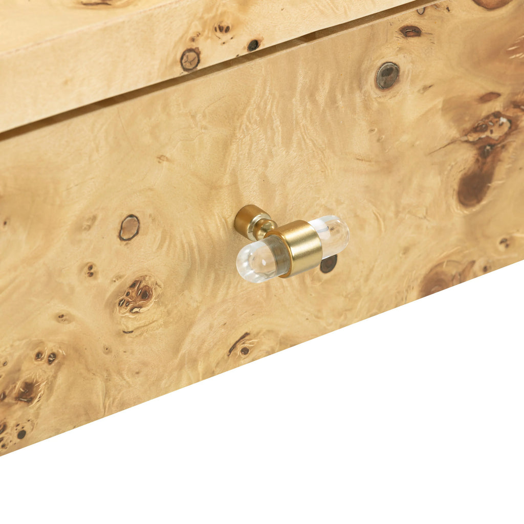 Brandyss 54" Burl Console Table
