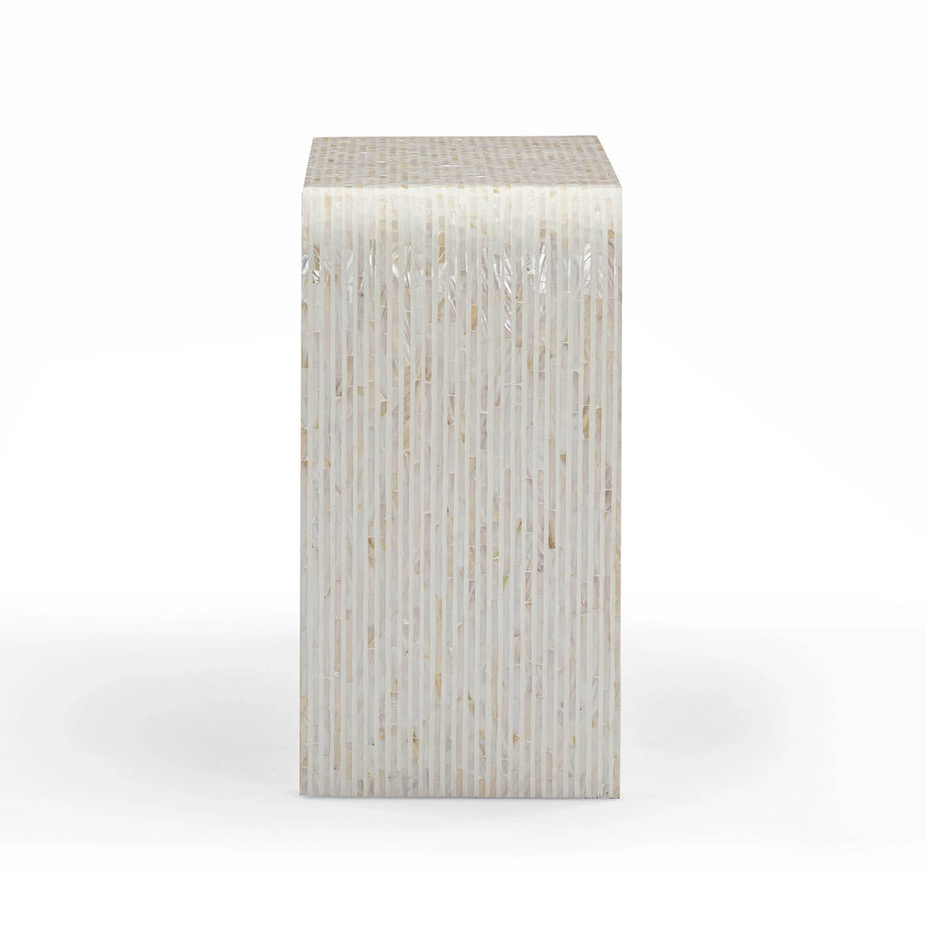 Opus 43" Cream Capiz Shell Console Table