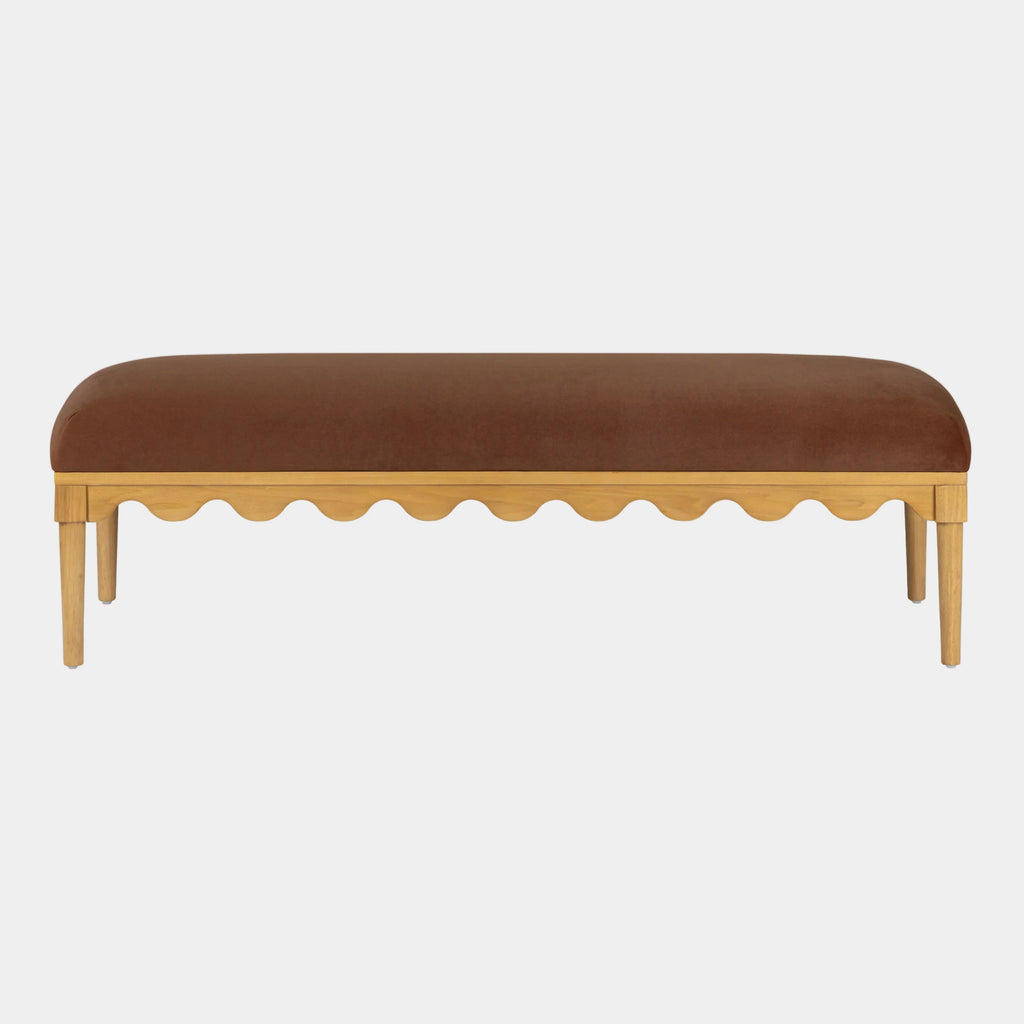 Oodle 56.5" Performance Vegan Mohair Bench