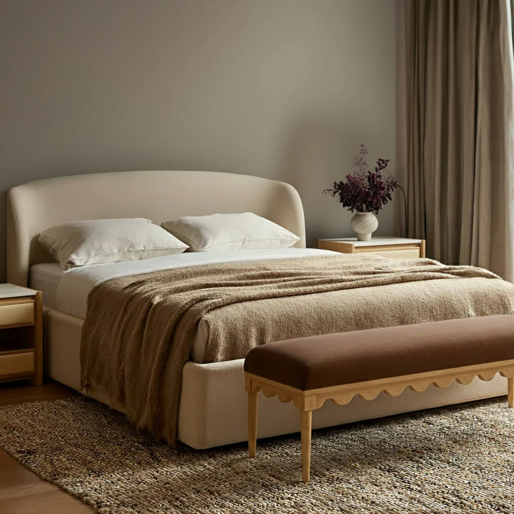 Oodle 56.5" Performance Vegan Mohair Bench