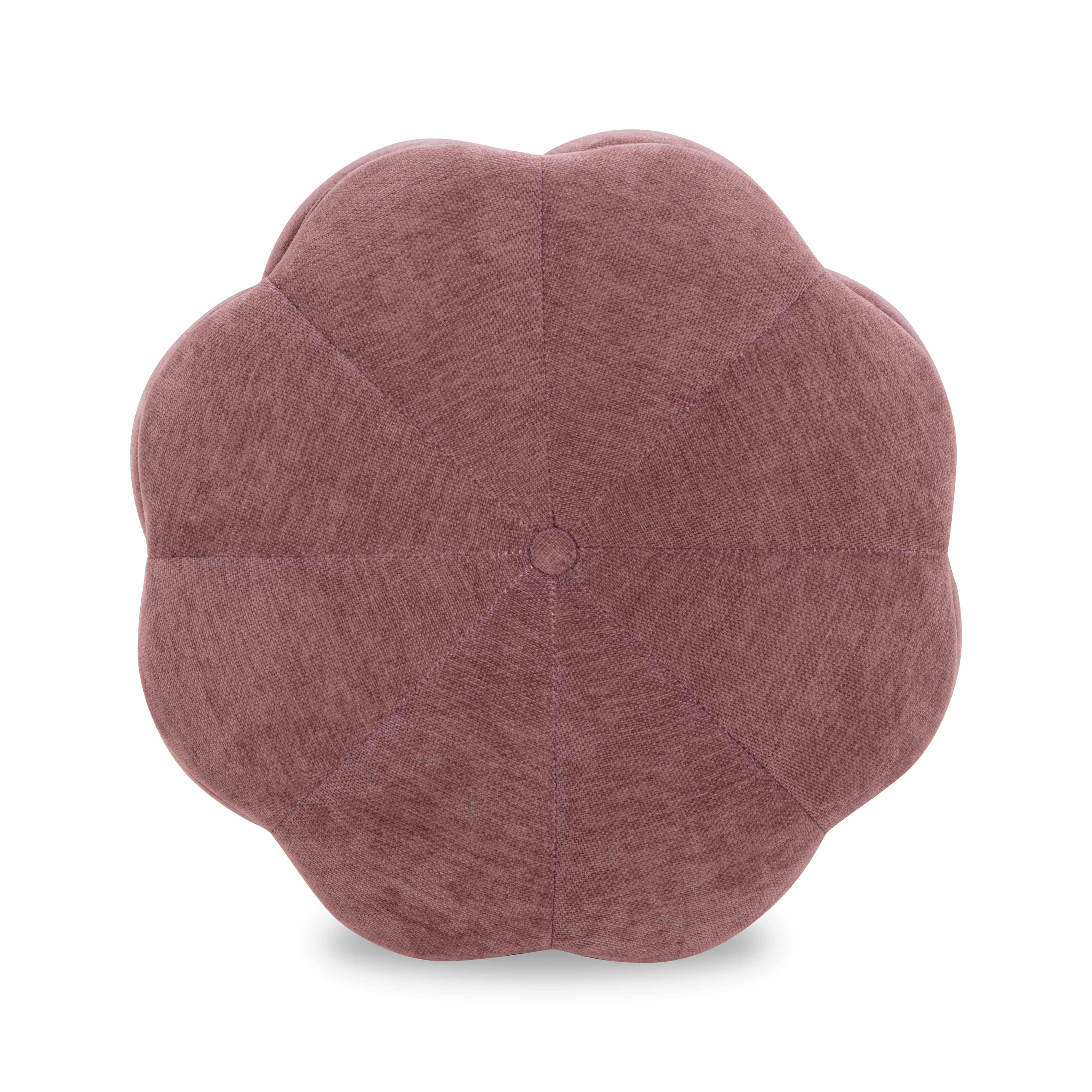 Fleur Textured Performance Velvet Storage Ottoman