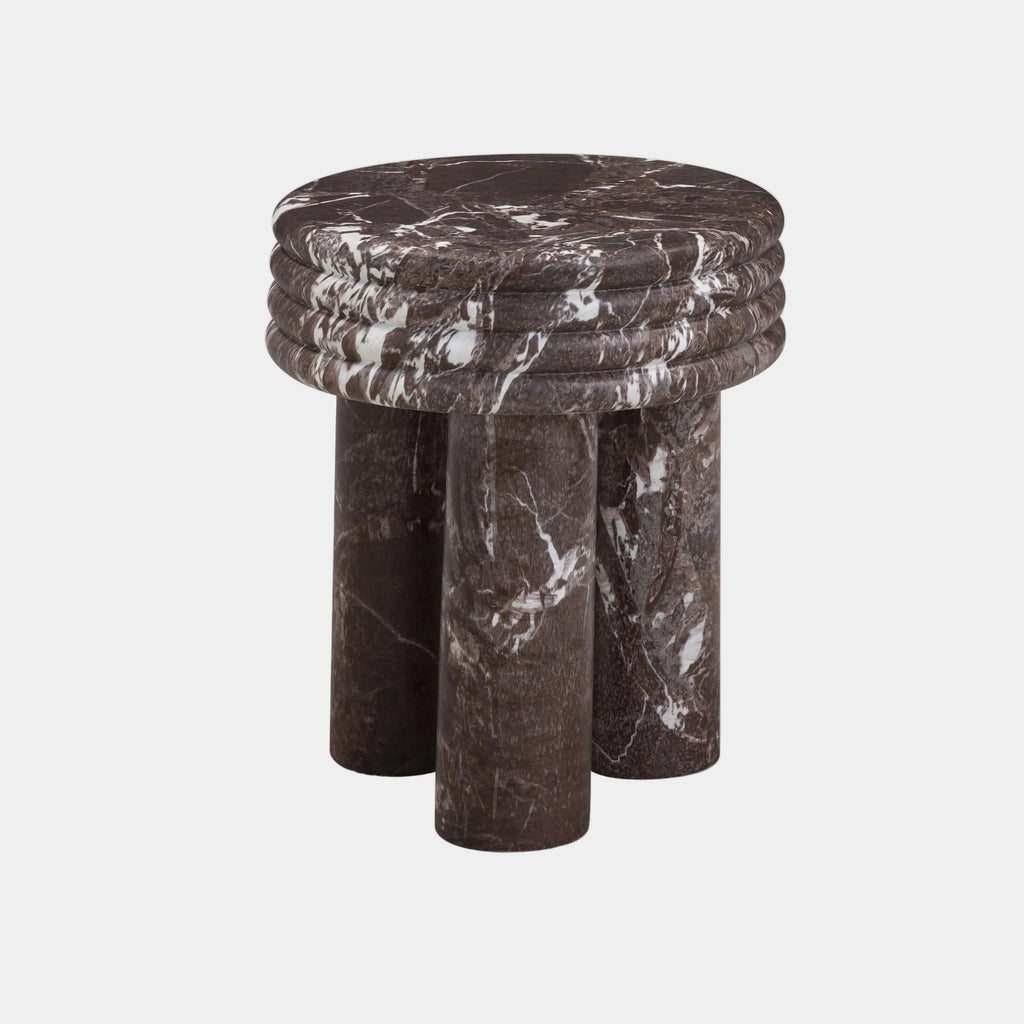 Delta Concrete Indoor/Outdoor Round Side Table