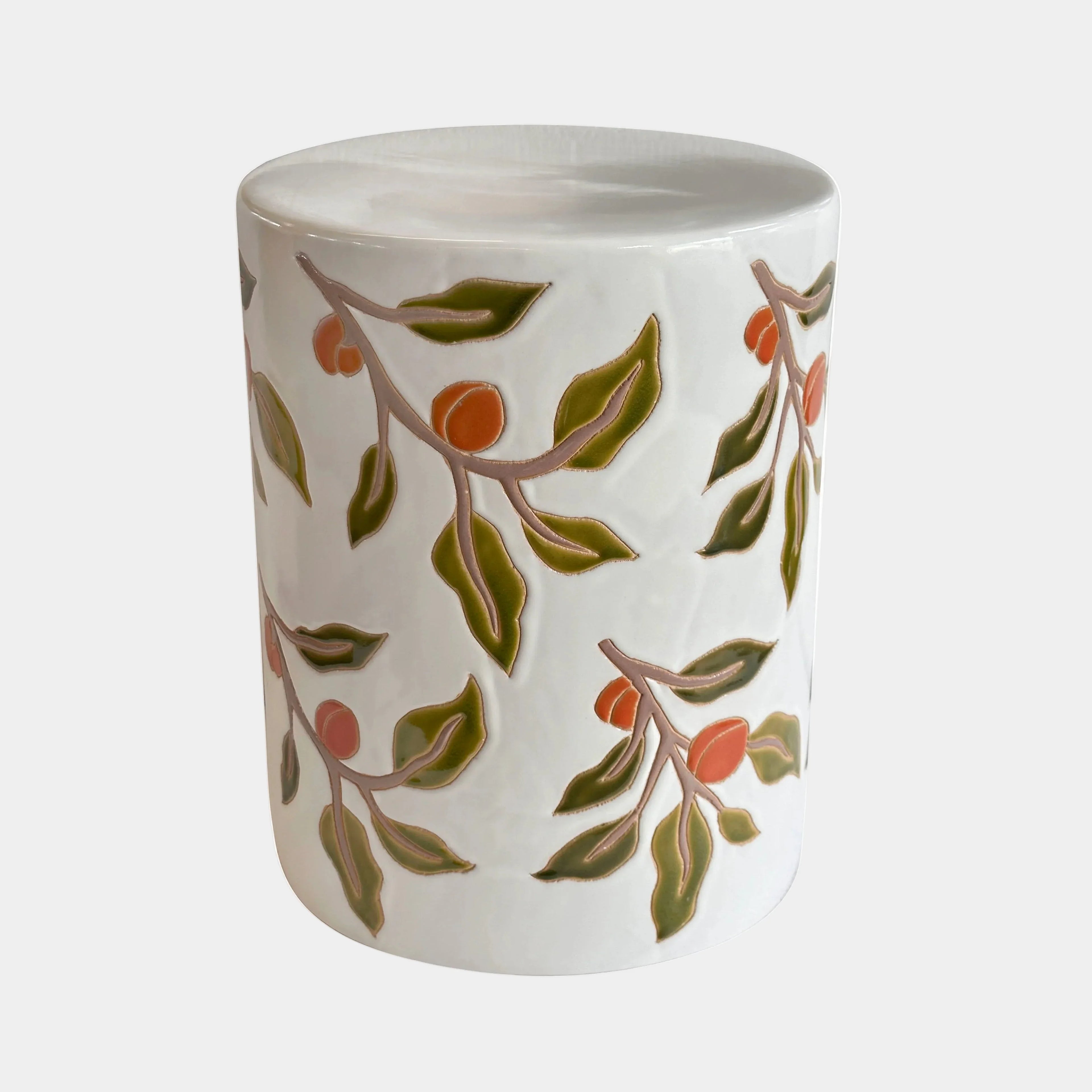 Tempest Citrus Indoor/Outdoor Ceramic Table