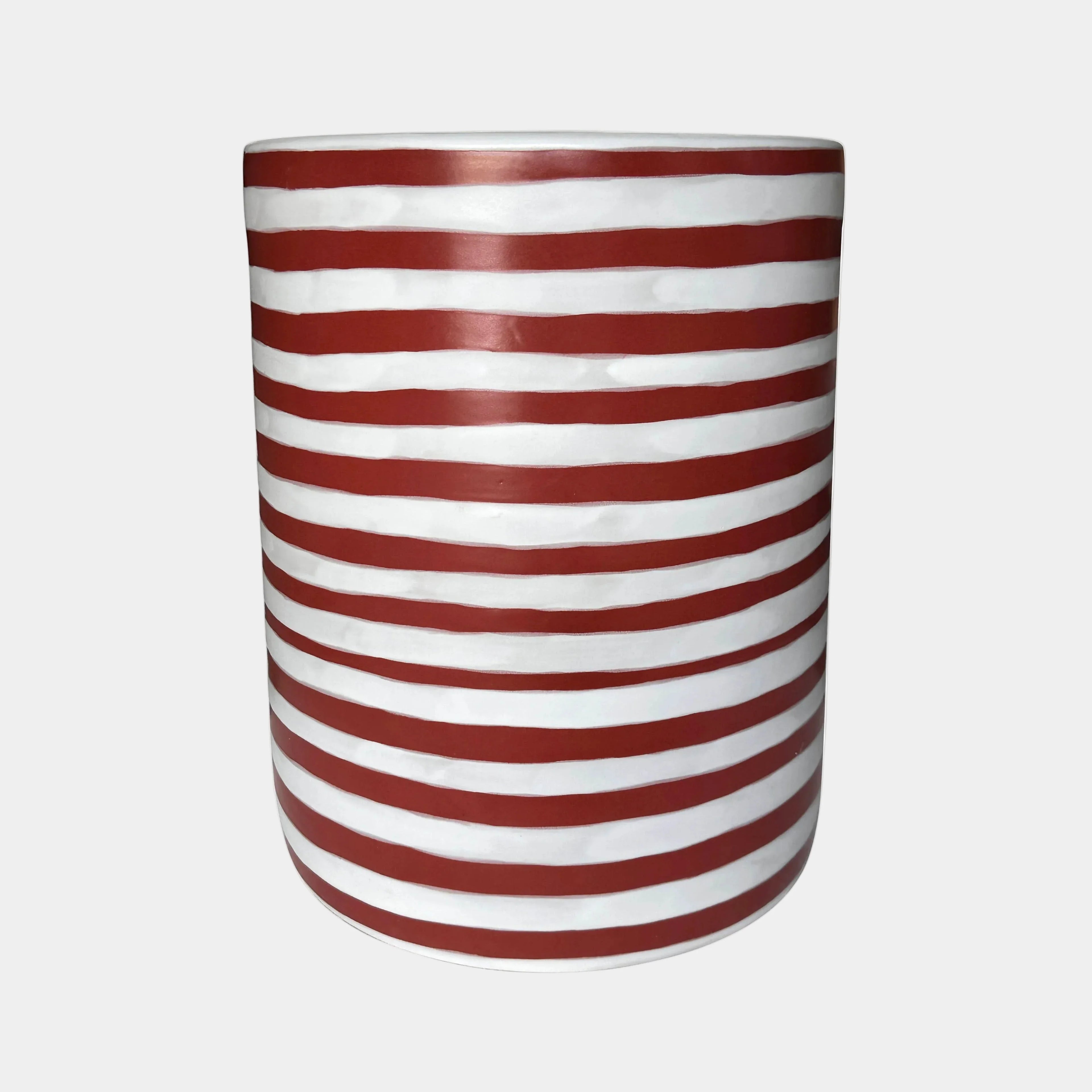 Tempest Indoor/Outdoor Ceramic Table in Stripes