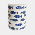 Tempest Indoor/Outdoor Ceramic Table in Blue Fish