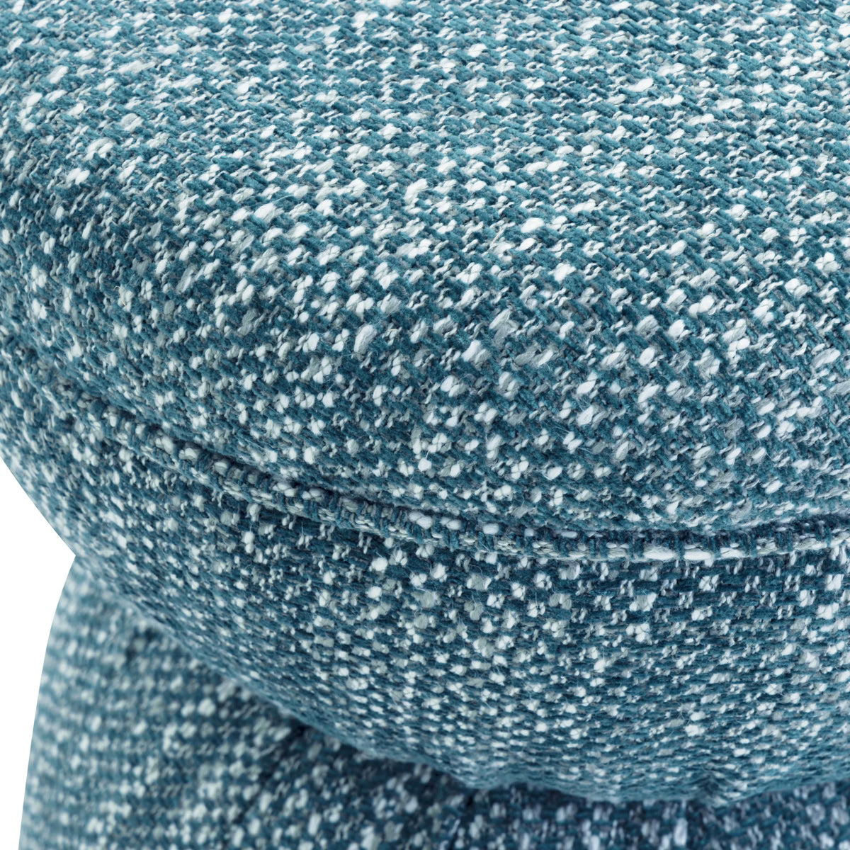 Tomlin Ruched Performance Fabric Game Ottoman