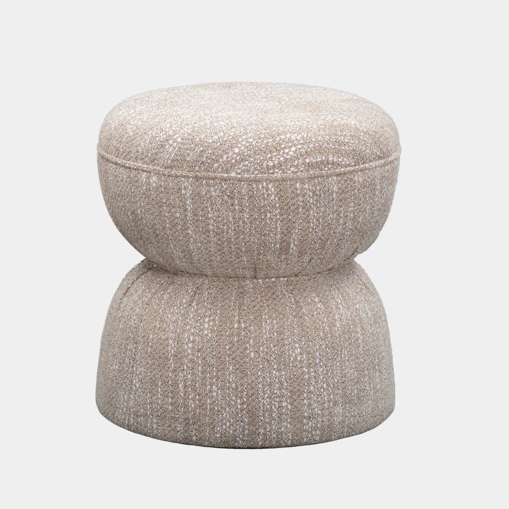 Tomlin Ruched Performance Fabric Game Ottoman