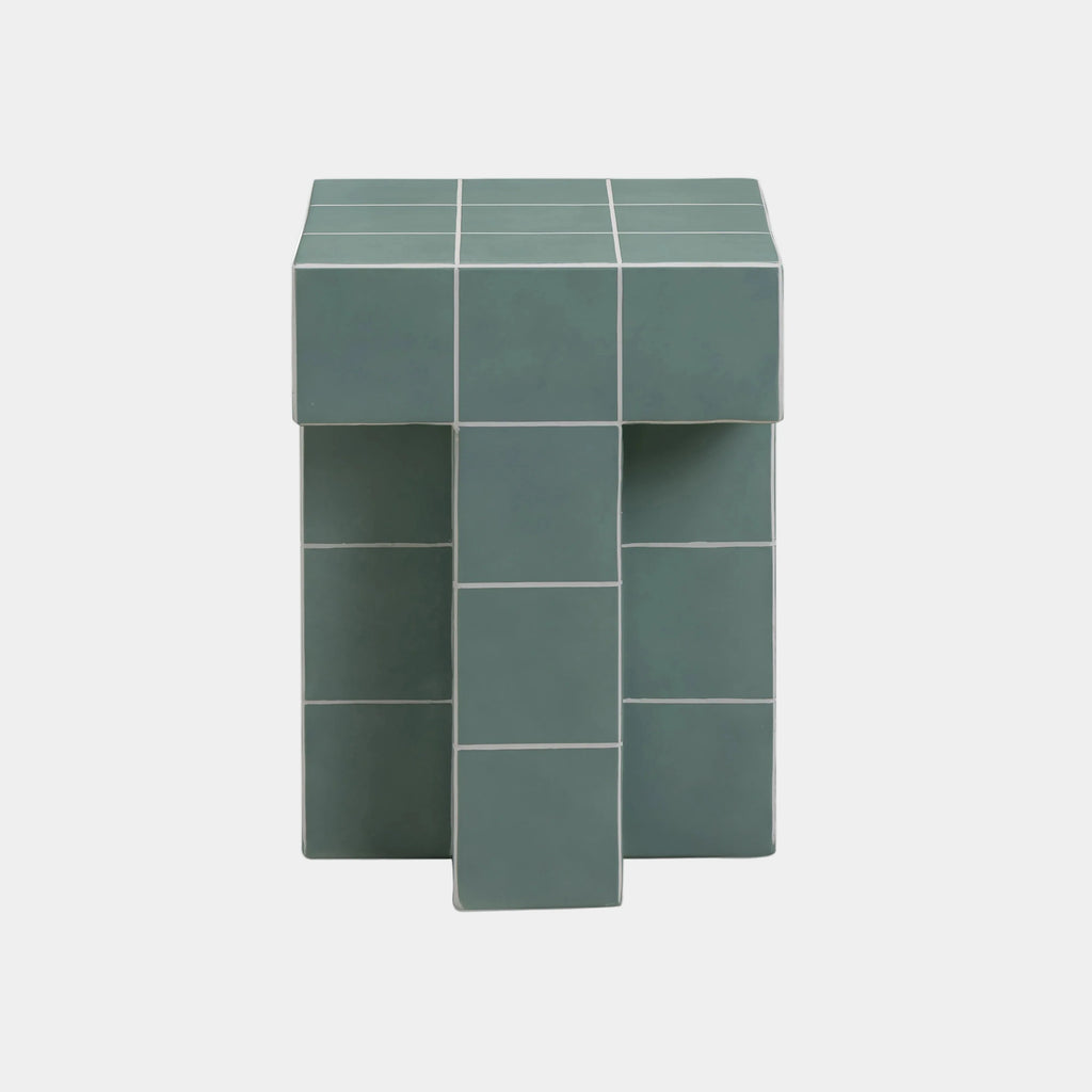 Alma Tile Concrete Indoor/Outdoor Side Table