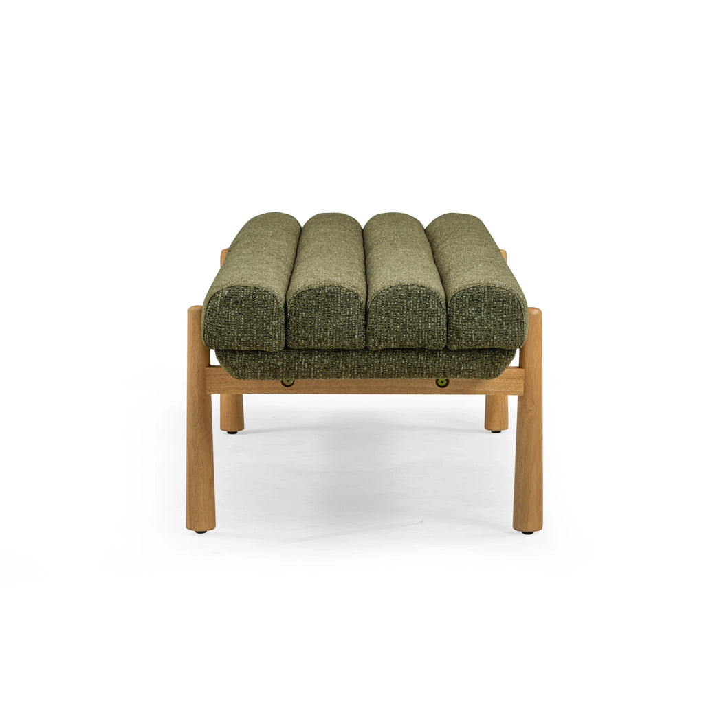 Julianna 56" Textured Performance Fabric Bench