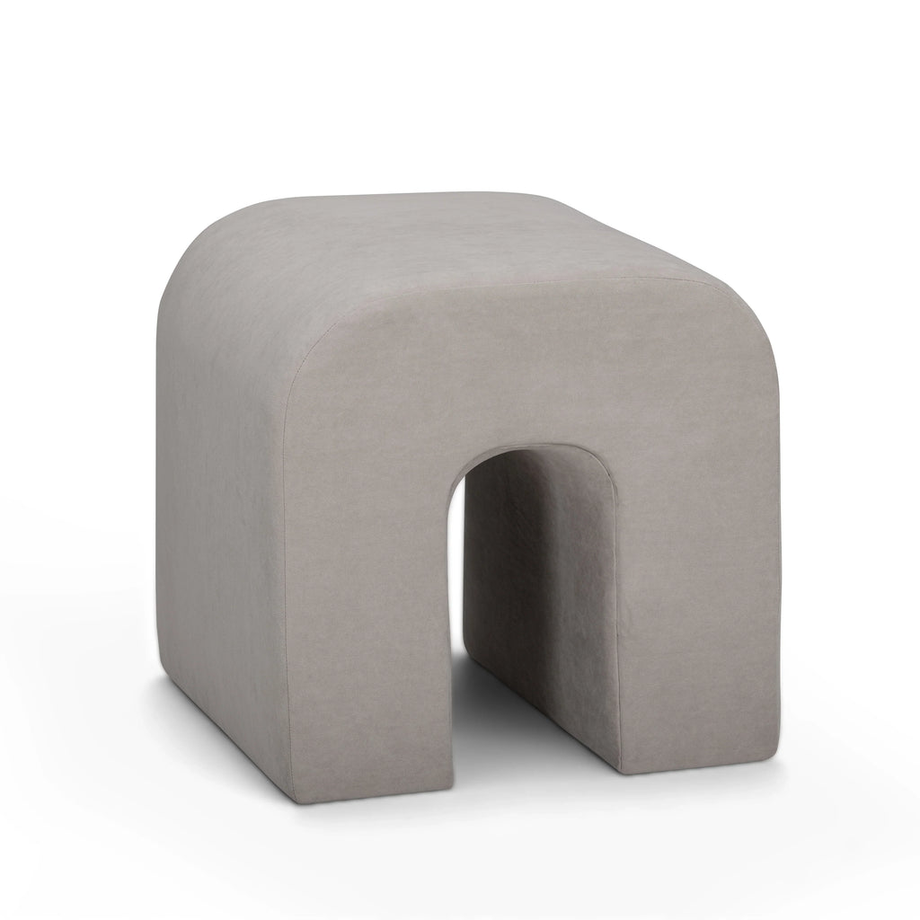 Desi Performance Velvet Ottoman