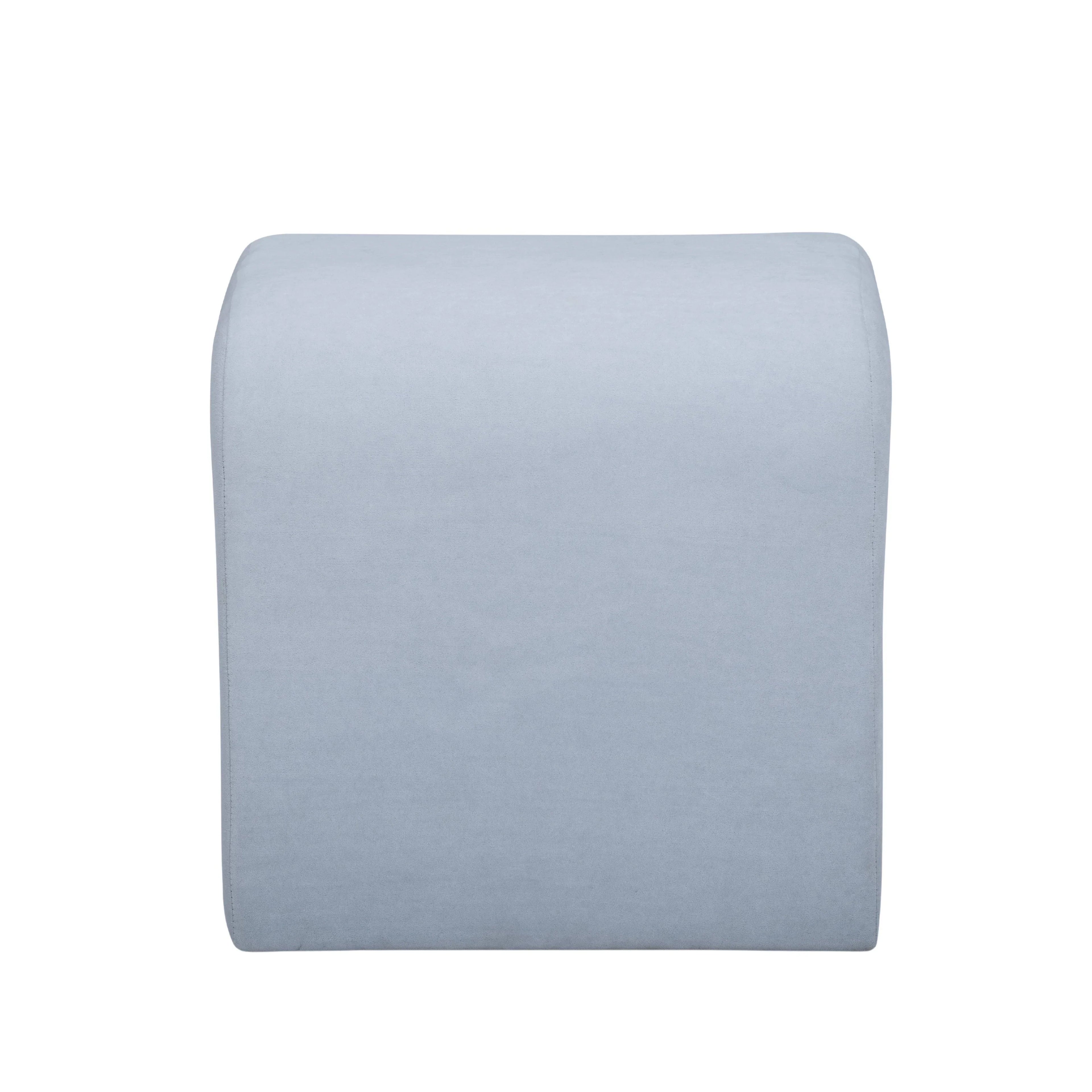 Desi Performance Velvet Ottoman