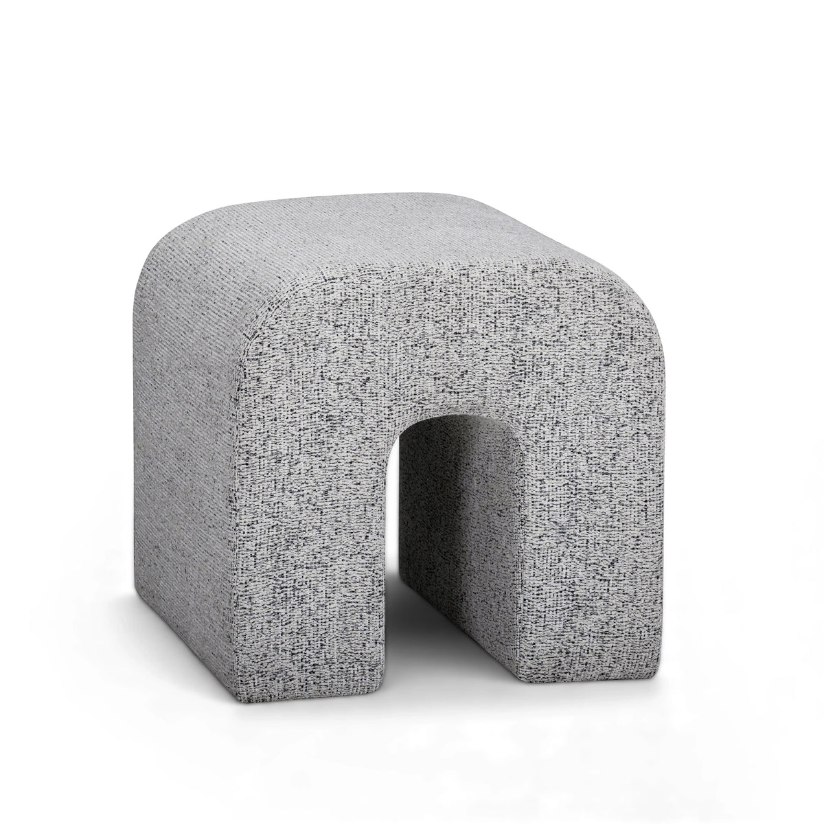 Desi Woven Performance Fabric Ottoman
