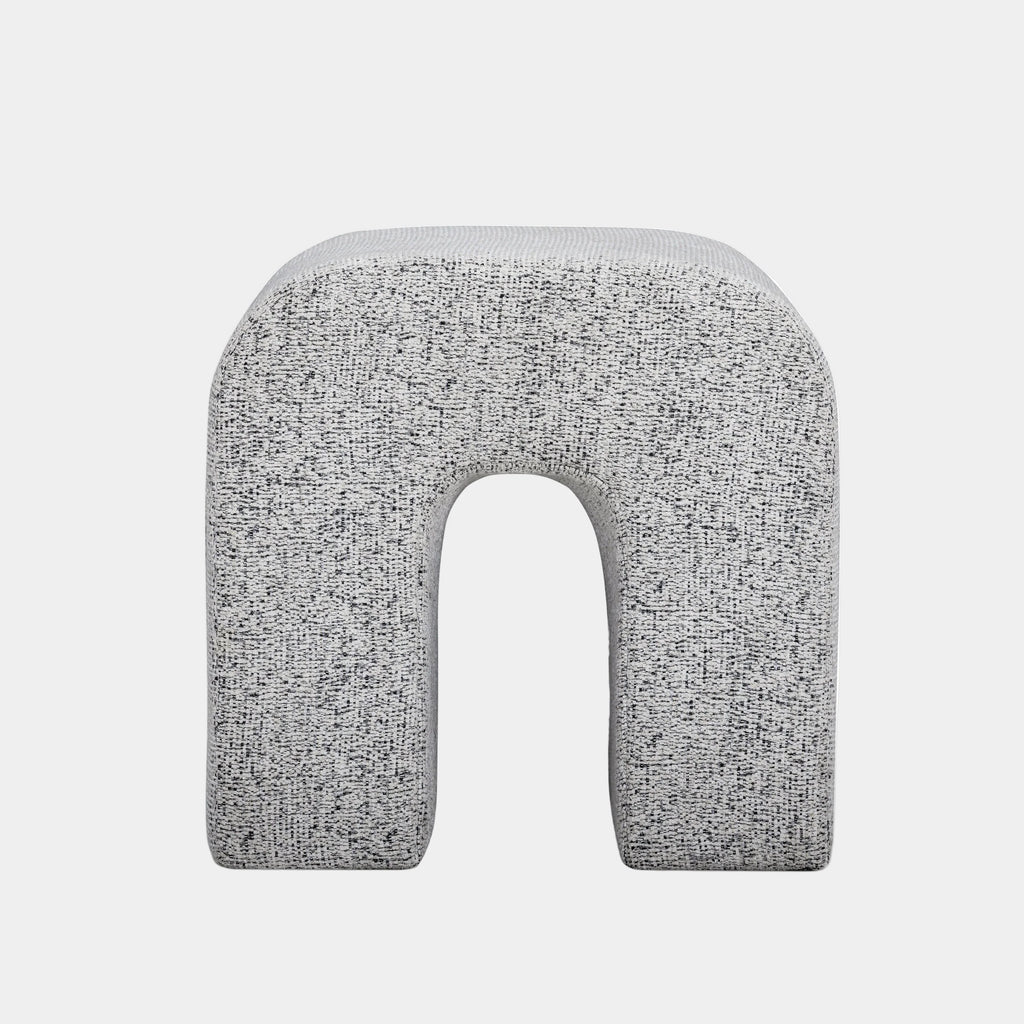 Desi Woven Performance Fabric Ottoman