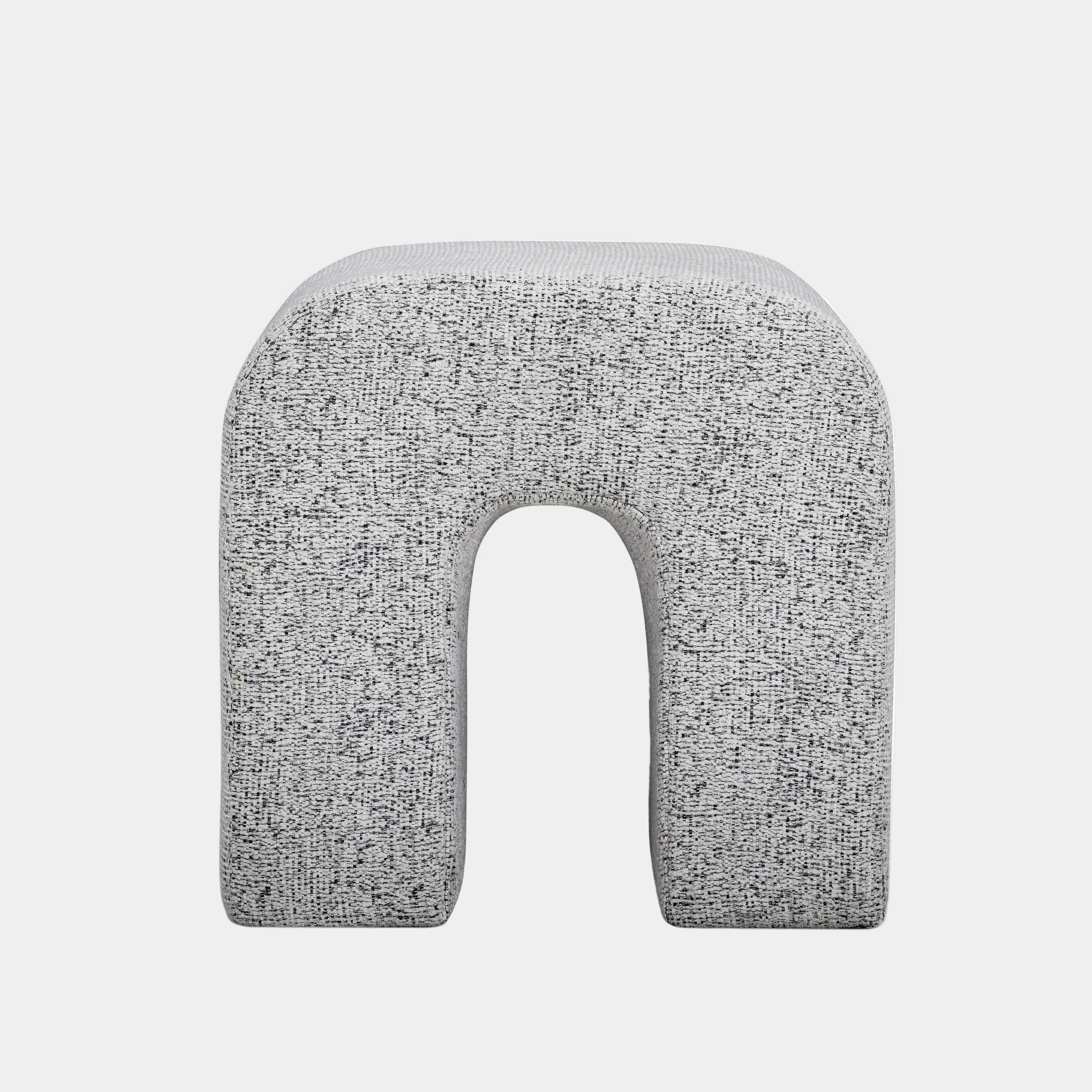 Desi Woven Performance Fabric Ottoman