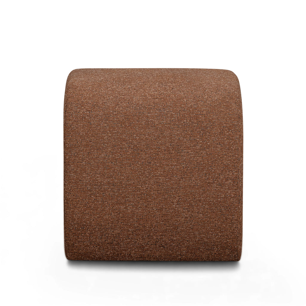 Desi Woven Performance Fabric Ottoman