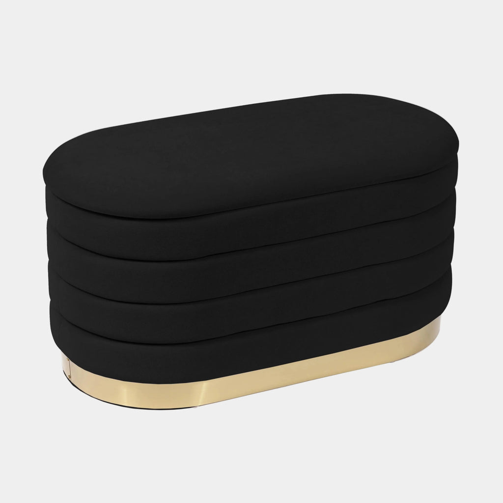 Lillian 31.5" Performance Velvet Storage Bench