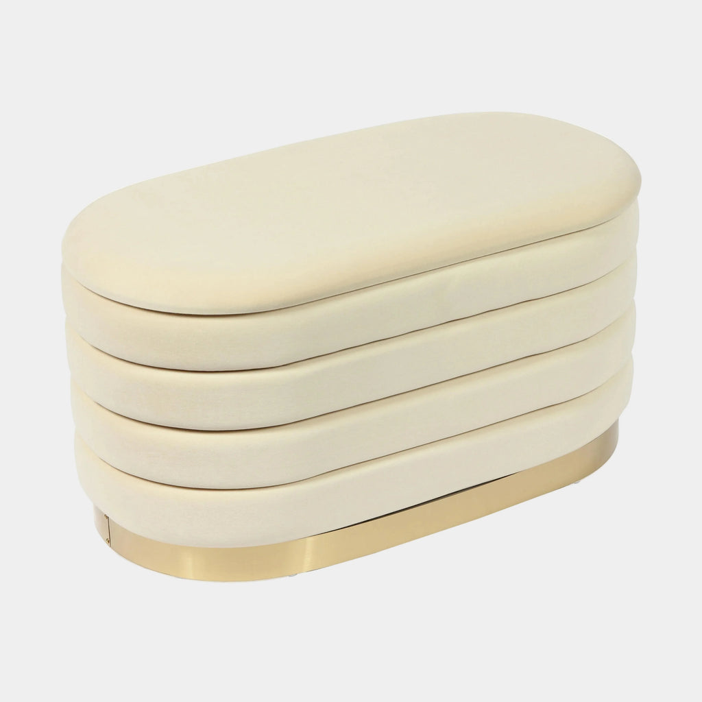 Lillian 31.5" Performance Velvet Storage Bench