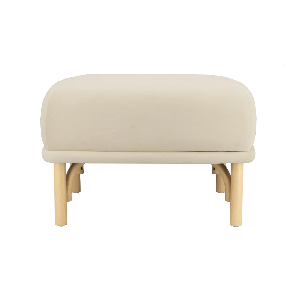 Desiree Performance Velvet Ottoman
