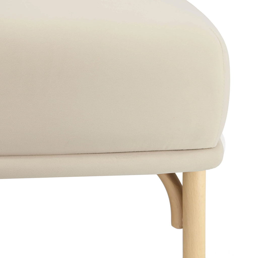 Desiree Performance Velvet Ottoman