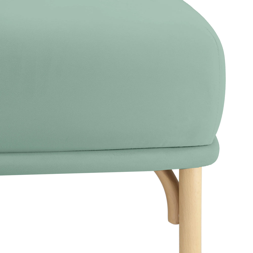 Desiree Performance Velvet Ottoman