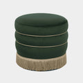 Lakka Performance Velvet Ottoman