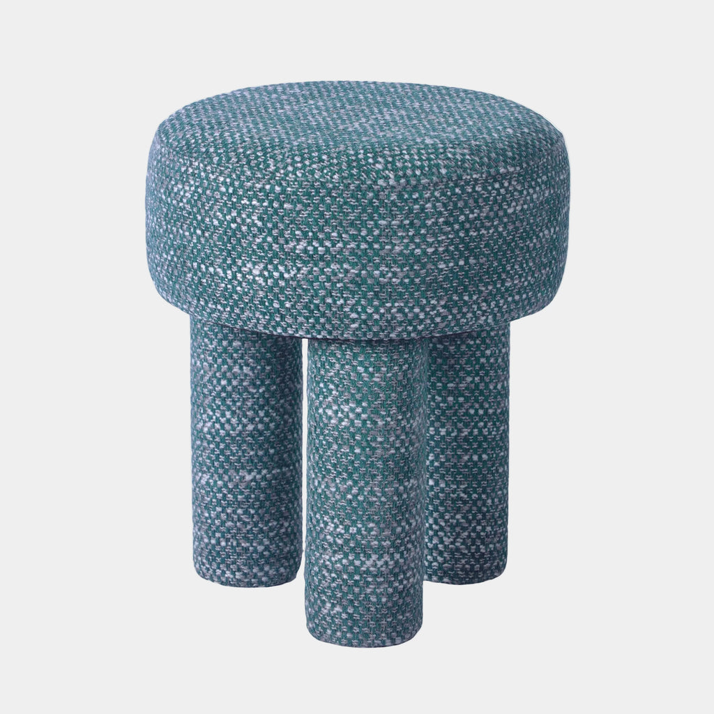 Claire Nubby Performance Fabric Accent Stool