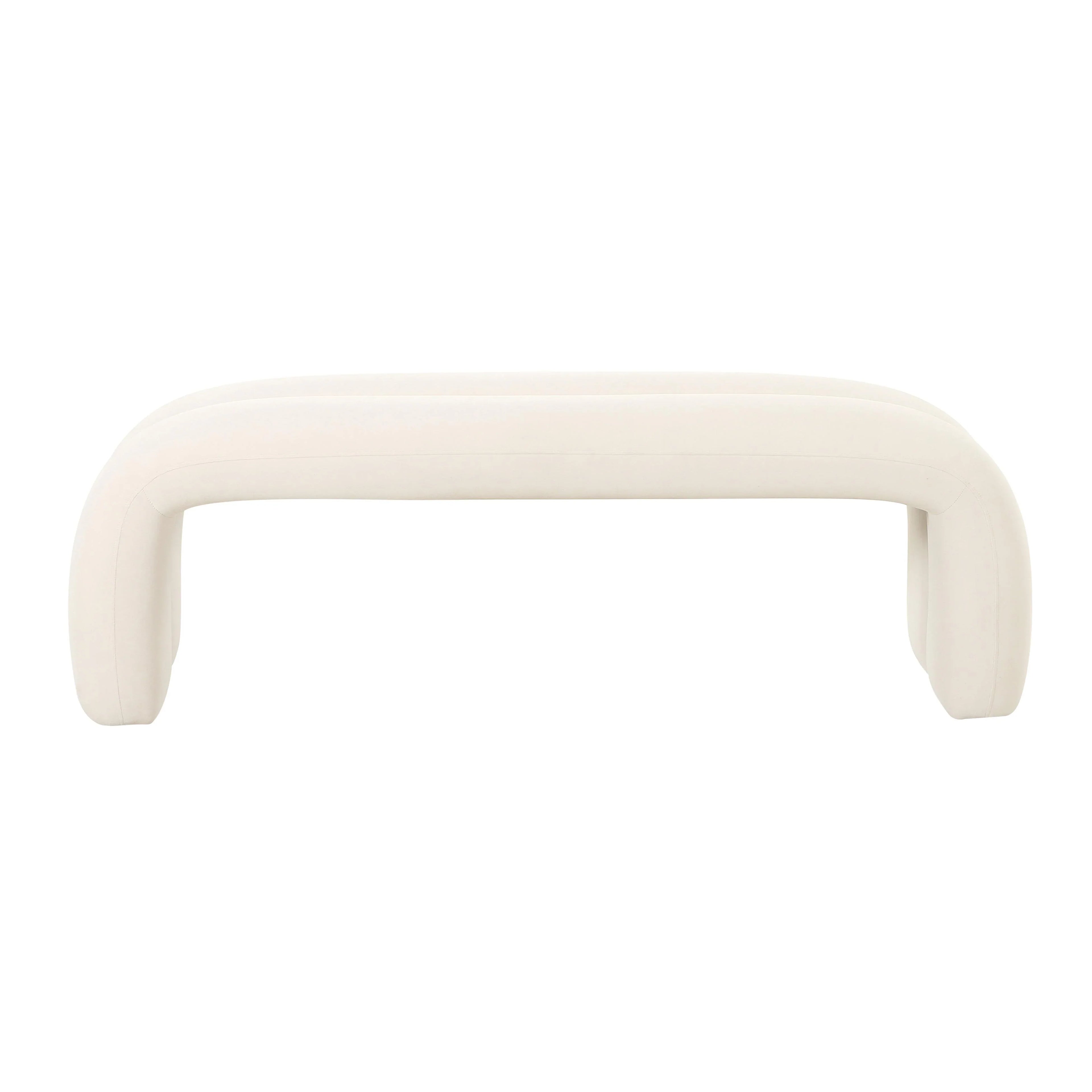 Leigh 56" Performance Velvet Channeled Bench