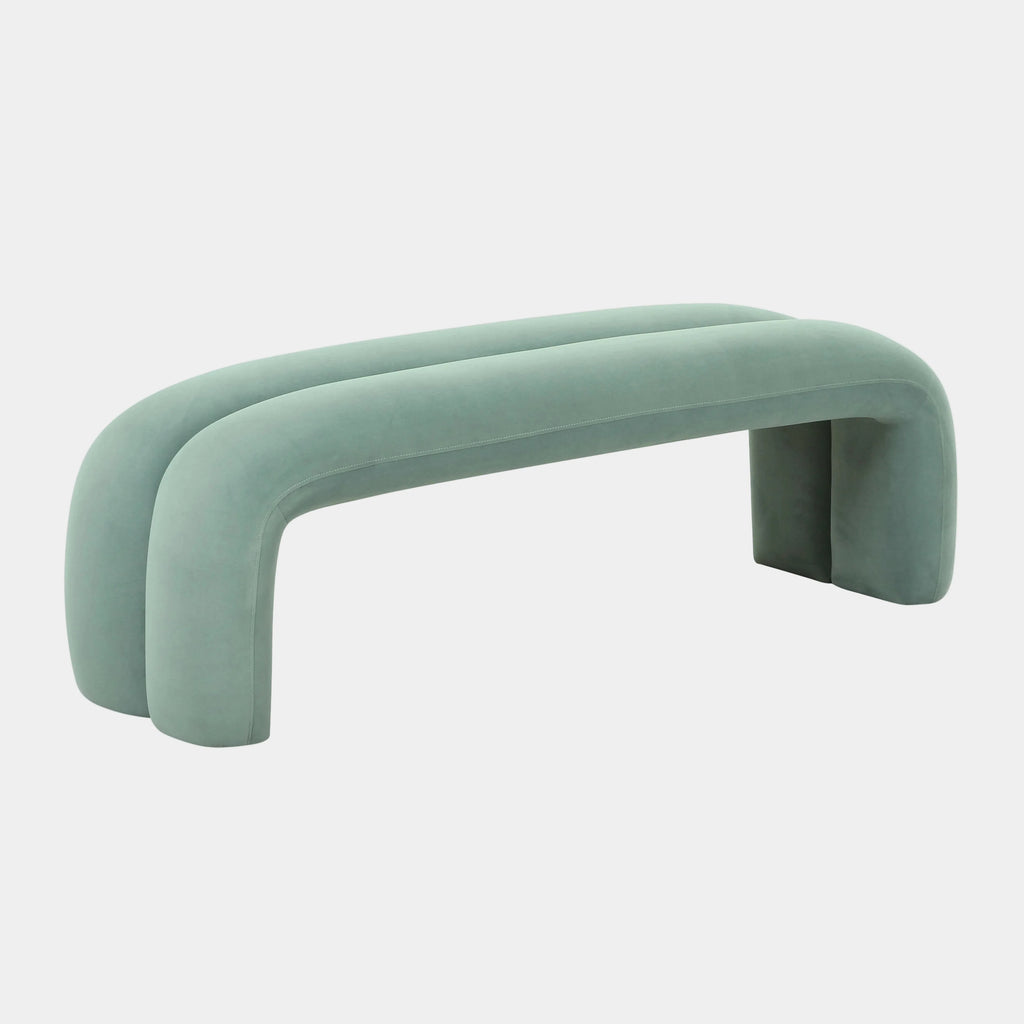 Leigh 56" Performance Velvet Channeled Bench