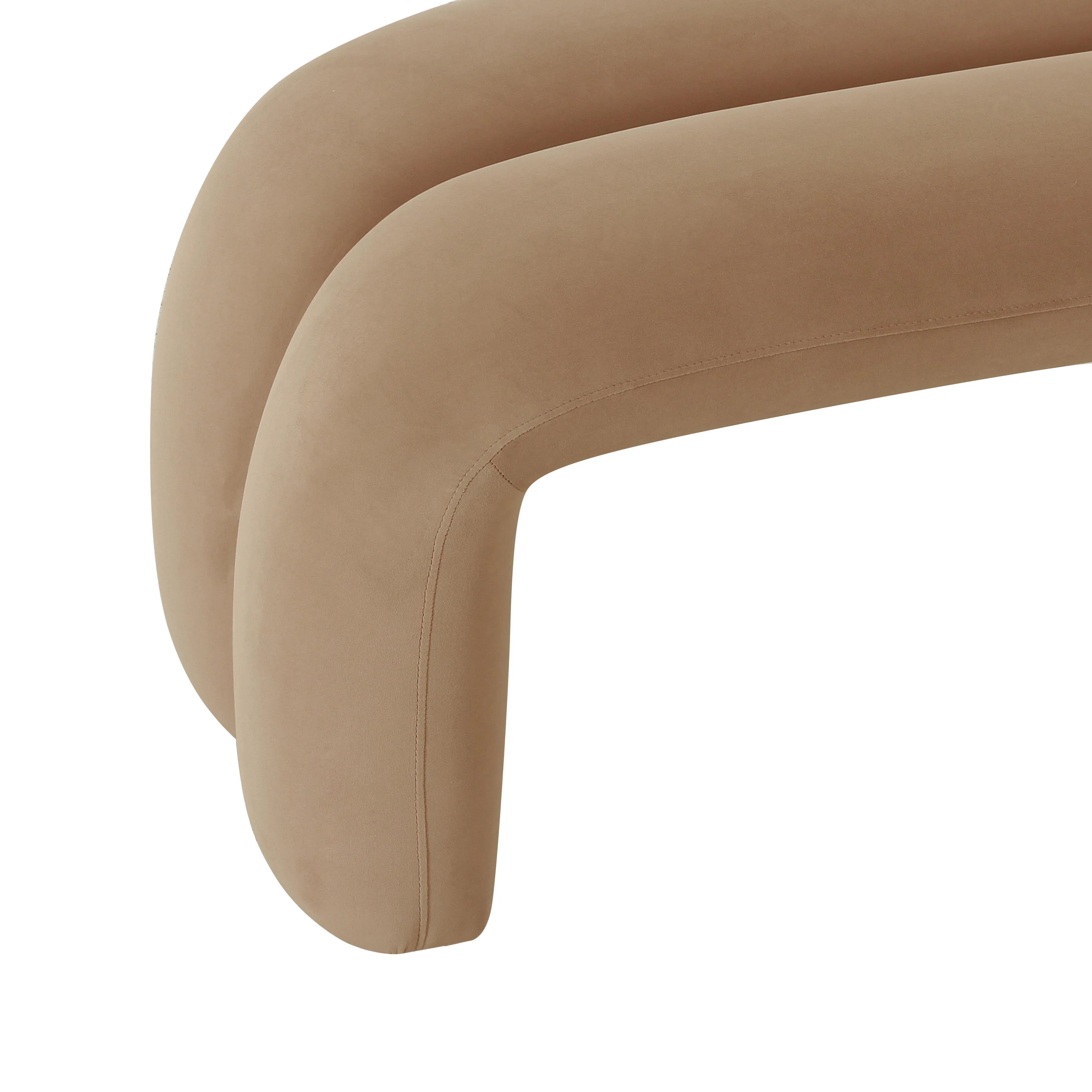 Leigh 56" Performance Velvet Channeled Bench